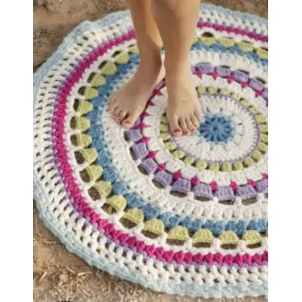 Color Wheel by DROPS Design – Matta Virk-mönster 94 cm Beställ idag