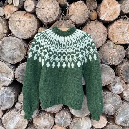 Begränsat erbjudande Efterårs Sweater af Knit by Nees – Garnpaket till Efterårs Sweater Str. XS – XXL