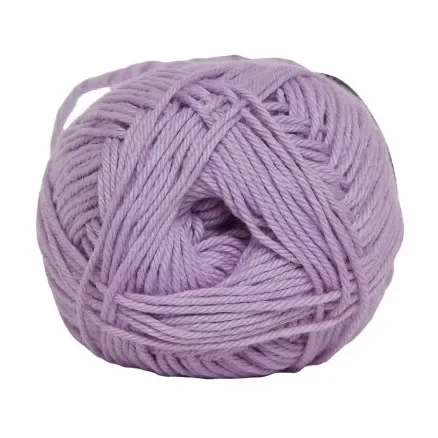 Hjertegarn Cotton nr. 8 Garn 5390 Ljuslila Fynd