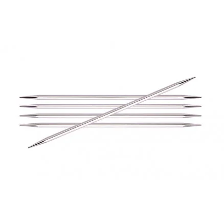 Trygg betalning KnitPro Nova Cubics Strumpstickor Mässing 15cm 3,75mm / 5.9in US5