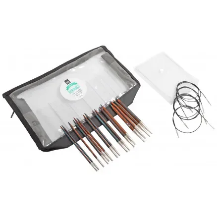 Drops Ändstickorset – Pro Romance Deluxe Trä Set med utbytbara kablar 8 storlekar 3 längder Begränsad tid