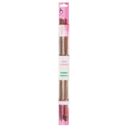 Endast denna vecka Pony Perfect Stickor/Jumperstickor Trä 25cm 2,50mm / 11.8in US1Â½