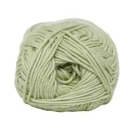 Hjertegarn Cotton nr. 8 Garn 7093 Ljusgrön Rea