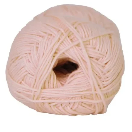 Rabatter Hjertegarn Cotton nr. 8 Garn 915 Ljusrosa