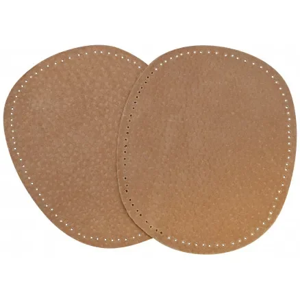 Armbågslappar Mocka Oval Brun 10,5x13,2 cm – 2 st. Rabatter