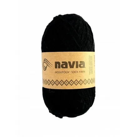 Kundfavorit Navia Sokkegarn 506 Svart