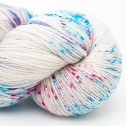 Begränsat antal Kremke Soul Wool Lazy Lion Strumpgarn 1201 Kilimanjaro Spotted Chaotic