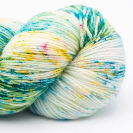 Nedsatt pris Kremke Soul Wool Lazy Lion Strumpgarn 1202 Mawenzi Spotted Chaotic