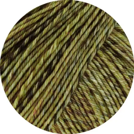 Lana Grossa Vintage Socks Garn 1002 May/Apple/Dark Green Melange Billig