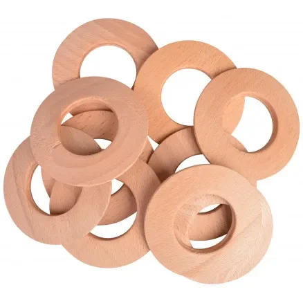 risnedsättning Infinity Hearts Träring Tjock Rund 80mm – 10 st. 2:a sortimentet