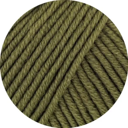 Lana Grossa Cool Wool Superbig Uni Garn 24 Olivgrön Erbjudandepris