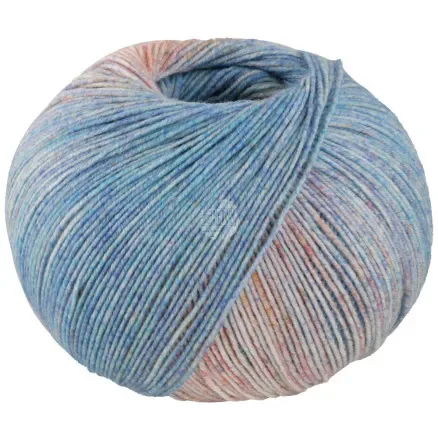Kundfavorit Lana Grossa Meilenweit 100 Merino Ekstrafine Nyanser Garn 7228 Rosa/Ljus/Abrikos/Pink