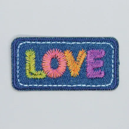 Strykmärke Denim – Love Utförsäljning