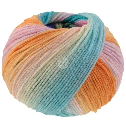 Lana Grossa Farfalla Garn 7 Turkos/Citrus/Rosa/Rosa/Grå/Mörkgrön/Orange Kampanjpris