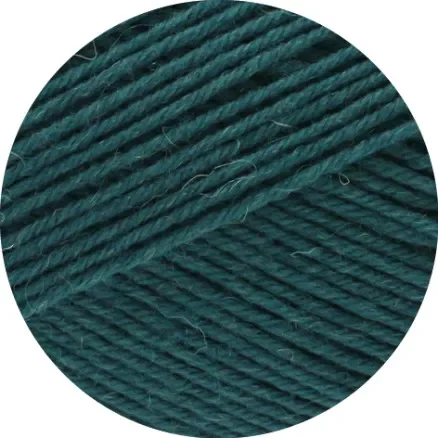Premium Lana Grossa Meilenweit 100 Merino Extrafine Uni Garn 2410 Blågrön