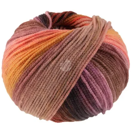 Begränsat erbjudande Lana Grossa Farfalla Garn 10 Lax/Orange/Lila/Rosa/Grå/Grå Brun/Antracit/Grå Lila/Fuchsia