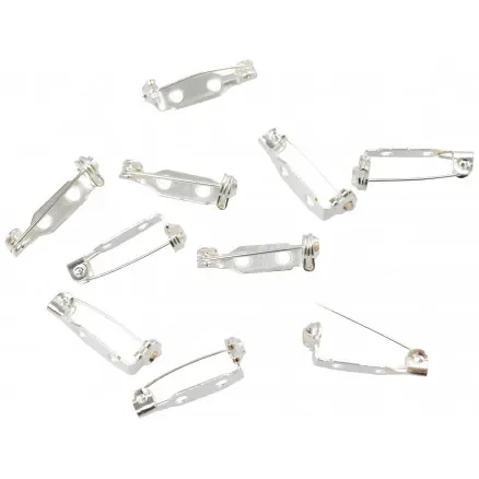 Nyhet Infinity Hearts broschnål 15mm – 10 st.