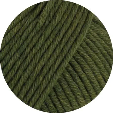 Lana Grossa Cool Wool Superbig Melange Garn 212 Olive Melange Köp nu