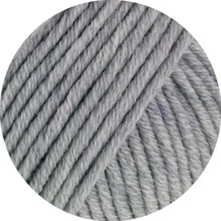 Lana Grossa Cool Wool Superbig Melange Garn 216 Ljusgrå Melange Erbjudandepris