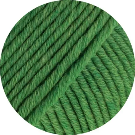 Endast idag Lana Grossa Cool Wool Superbig Melange Garn 211 Grön Melange