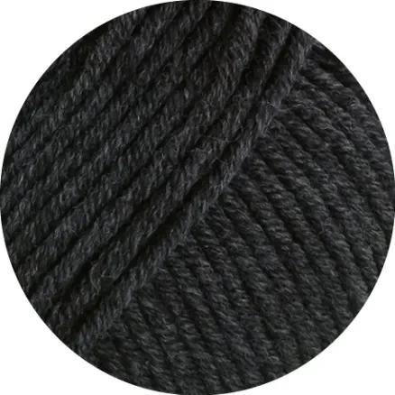 Lana Grossa Cool Wool Superbig Melange Garn 218 Mörkgrå Melange Rea