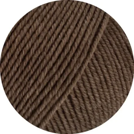 Lana Grossa Cool Wool Melange Garn 492 Nougat Melange Säker betalning