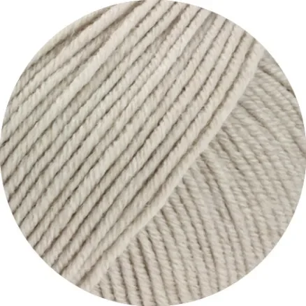 Billig Lana Grossa Garn Cool Wool Melange 491 Gråbeige