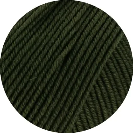 Kampanj Lana Grossa Cool Wool Melange Garn 495 Forest Green Melange
