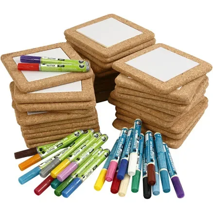 Bästa pris Grupp DIY Kit Måla grytunderlägg, stl. 15,5x15,5 cm, mixade färger, 1 set