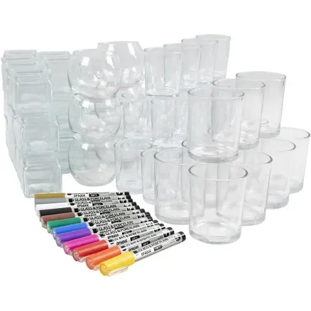 Grupp DIY Kit Ljushållare med porslinstusch, 1 set Fri frakt