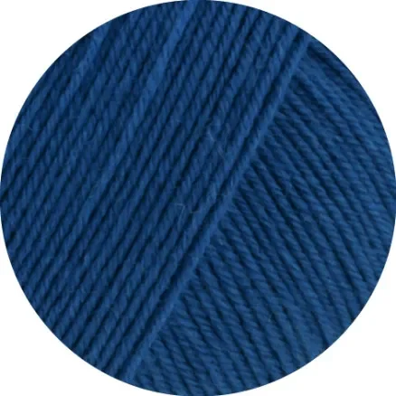 Sänkt pris Lana Grossa Meilenweit 100 Merino Extrafine Uni Garn 2466 Ultramarinblå