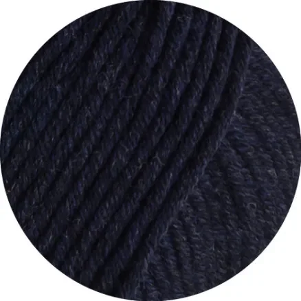 Lana Grossa Cool Wool Superbig Melange Garn 209 Nattblå Fynd