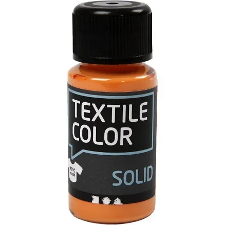 Solid textilfärg, täckande, orange, 50 ml/ 1 flaska Endast idag