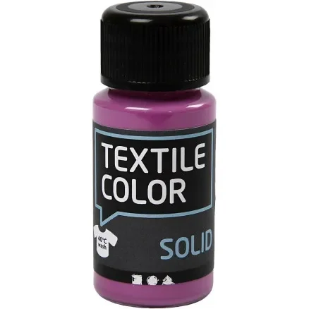 Solid textilfärg, täckande, fuchsia, 50 ml/ 1 flaska Nyhet