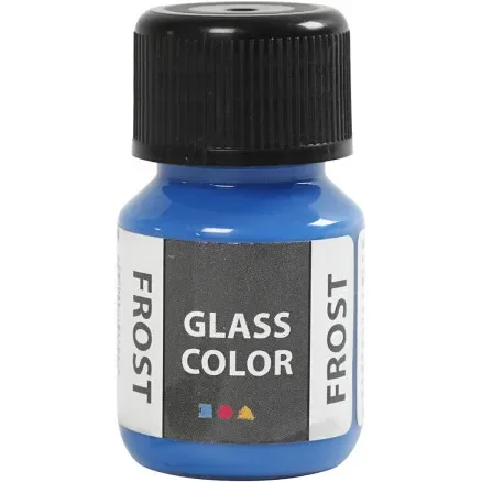 Handla nu Glasfärg frost, blå, 30 ml/ 1 flaska