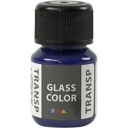 Köp nu Glasfärg transparent, briljantblå, 30 ml/ 1 flaska