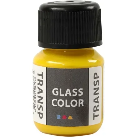 Populärt val Glasfärg transparent, citrongul, 30 ml/ 1 flaska