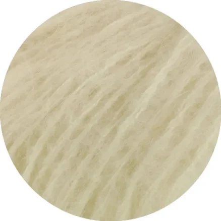 Lana Grossa Mohair di Gio Garn 9 Off White Billigare