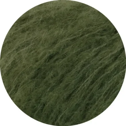 Fri frakt Lana Grossa Mohair di Gio Garn 14 Mörkgrön