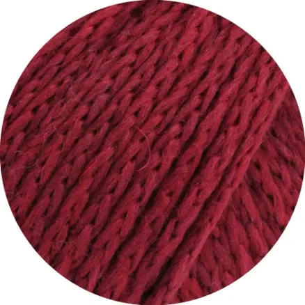 Lana Grossa Cool Merino Stort Garn 212 Mörkröd Rabatt