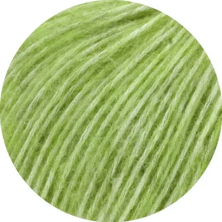 Populärt val Lana Grossa Garn Natural Alpaca Pelo 33 Majgrön