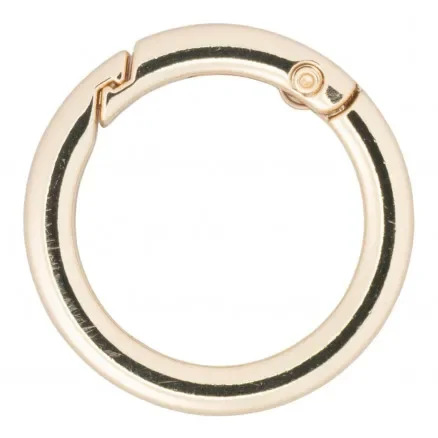 Infinity Hearts O-ring/ändlös ring med öppning Mässing Ljusguld Ø35mm – 5 st Erbjudandepris