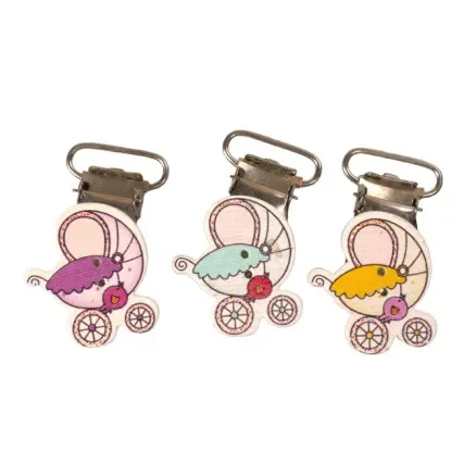 Infinity Hearts Hängselclips med barnvagn Ass. färger – 6 st. Köp nu