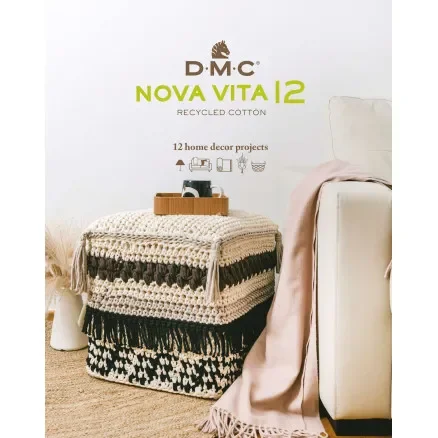DMC Nova Vita 12 Mönsterbok – 12 Projekt till hemmet Snabb leverans
