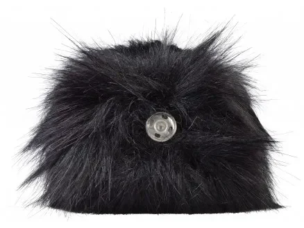 Pompon Pälstofs Akryl Svart 9-11 cm Erbjudandepris