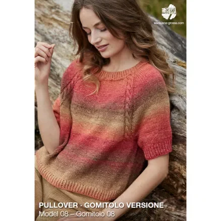Premium Pullover Gomitolo Versione av Lana Grossa – Stickmönster för pullover storlek 36-46