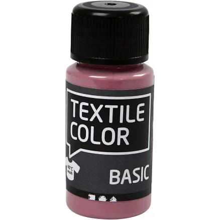 Textilfärg, mörkrosa, 50 ml/ 1 flaska Bästa pris