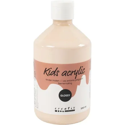 Akrylfärg Gloss, ljus pulver, 500ml/ 1 flaska. Fynd