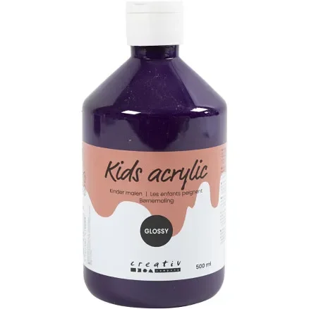 Akrylfärg Blank, violett, 500ml/ 1 flaska. Begränsat antal