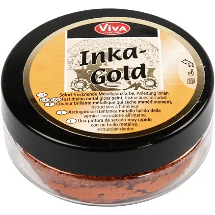 Inka Gold, koppar, 50 ml/ 1 tsk. Säker betalning